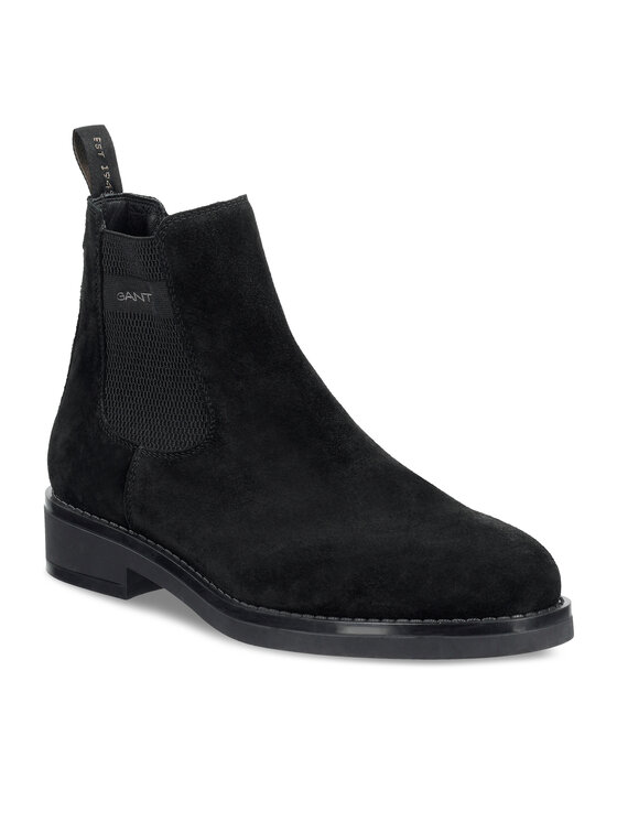 Gant Gant Kotníková obuv s elastickým prvkem 31653106 Černá