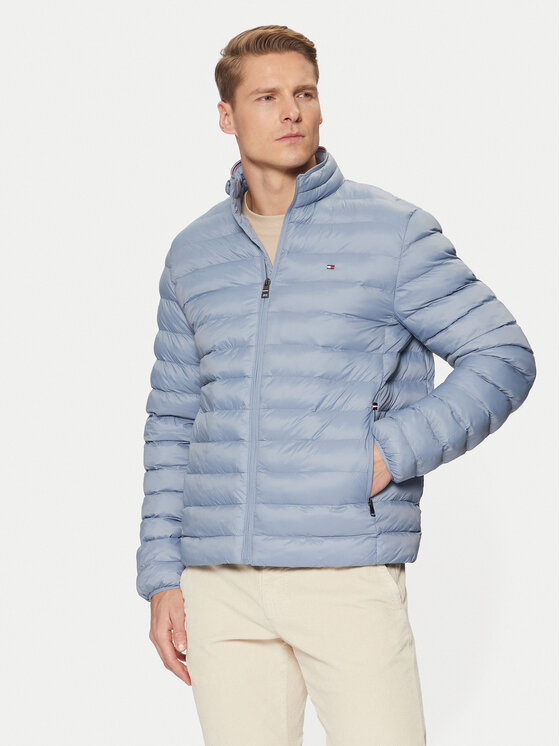 Tommy Hilfiger Tommy Hilfiger Bunda pro přechodné období MW0MW37634 Modrá Regular Fit