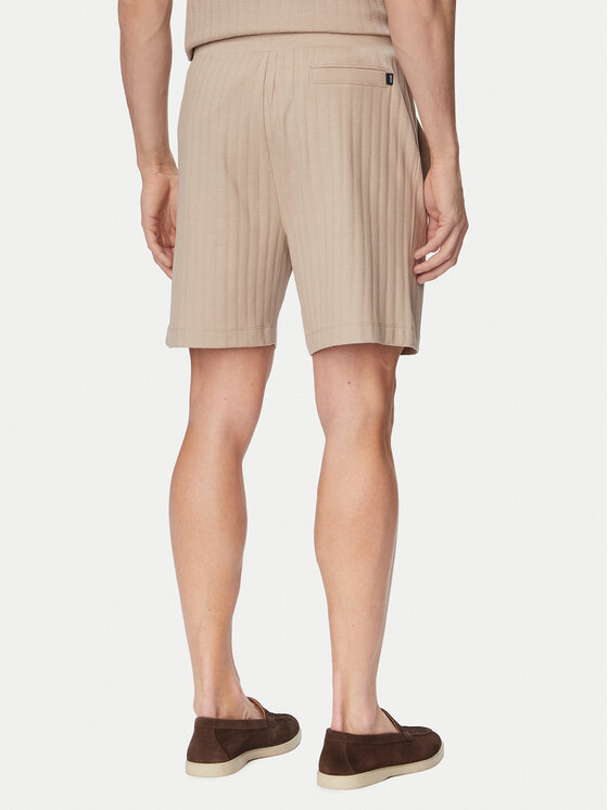 JOOP! JOOP! Kratke hlače iz tkanine Juanito 30104273 Rjava Regular Fit