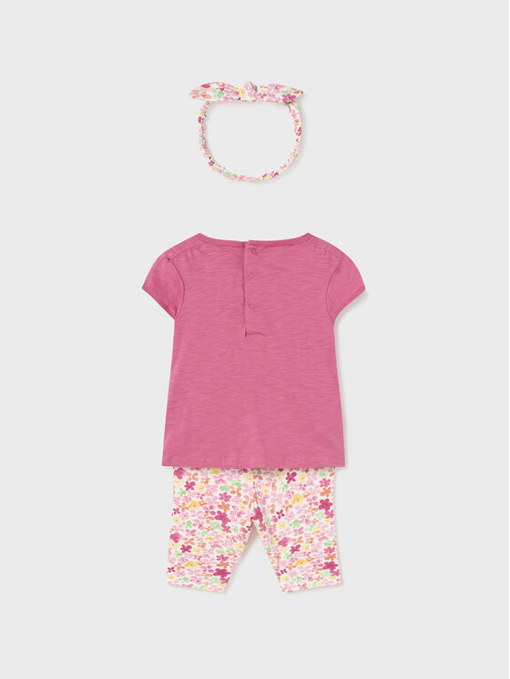 Completo T-shirt e leggings 1746 Multicolore