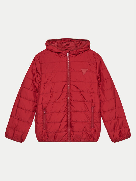 Guess Vatovaná bunda H4BJ10 WCFM0 Červená Regular Fit