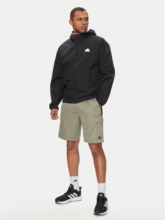 adidas adidas Prehodna jakna City Escape IR5192 Črna Regular Fit