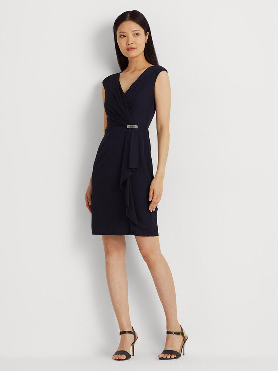 LAUREN RALPH LAUREN Lauren Ralph Lauren Sukienka koktajlowa 253906356001 Granatowy Regular Fit