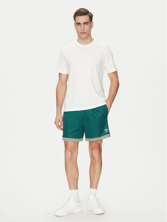 adidas adidas Sporta šorti Mock Eyelet JP1101 Zaļš Regular Fit