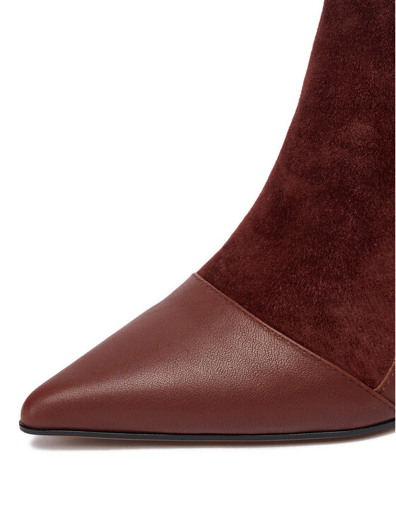 Eva Minge Eva Minge Stiefeletten EO-DELLA-GLC9036-5.5-888 Dunkelrot