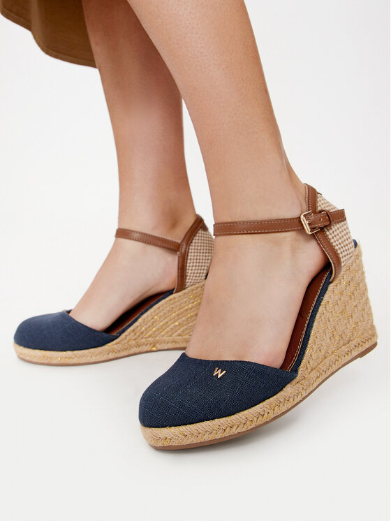 Wrangler Wrangler Espadrillid Brava Women Wedge 20241056 Tumesinine