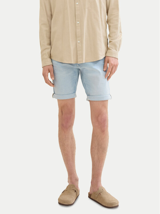 Tom Tailor Denim Tom Tailor Denim Farmer rövidnadrág 1040209 Kék Regular Fit
