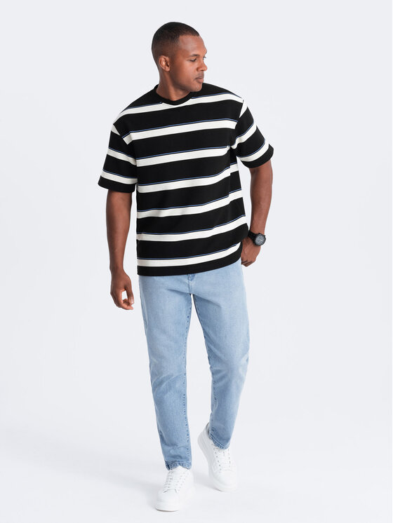 Ombre Ombre Jeansy OM-PADP-0162 Modrá Regular Fit