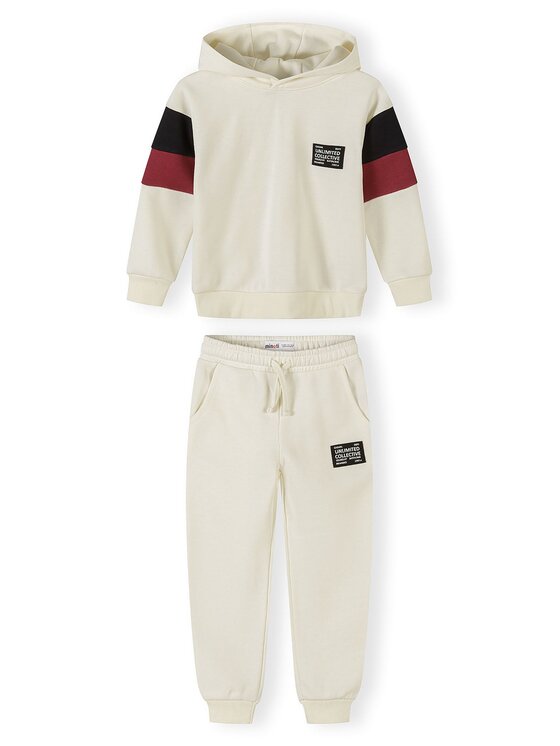minoti minoti Zestaw 29FLEECE257 Écru Regular Fit