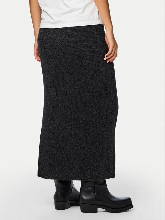 Pieces Pieces Suknja olovka Niko 17149631 Siva Regular Fit