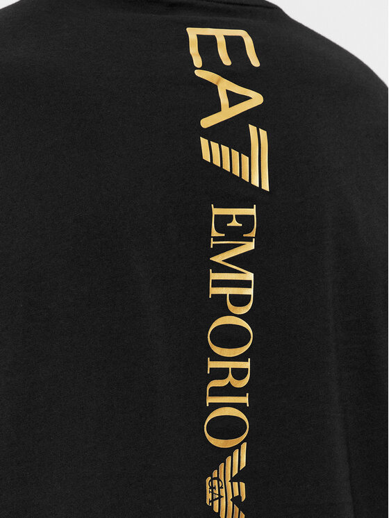 EA7 Emporio Armani EA7 Emporio Armani T-shirt 8NPT18 PJ02Z 0208 Nero Regular Fit