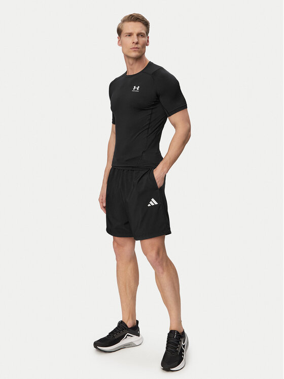 Under Armour Under Armour Športna majica Ua HeatGear 1361518 Črna Slim Fit