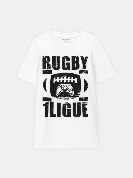 Coccodrillo Coccodrillo Tricou WC4143221VBA Alb Regular Fit