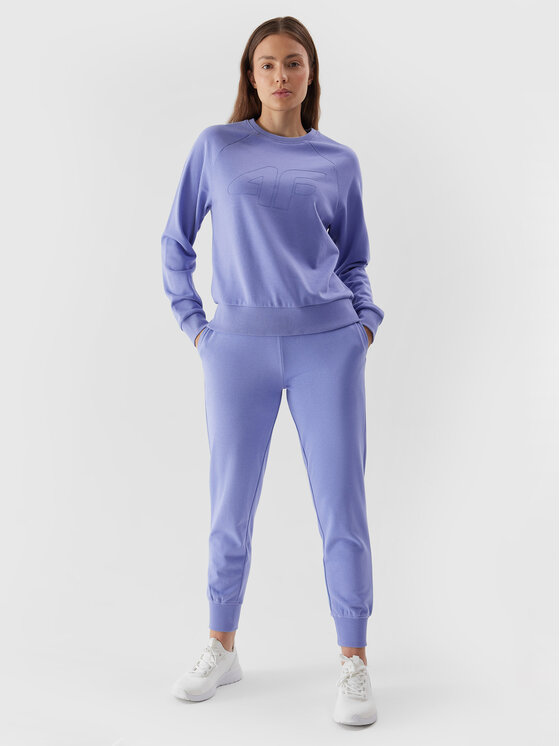 4F 4F Spodnji del trenirke 4FAW23TTROF474 Modra Regular Fit