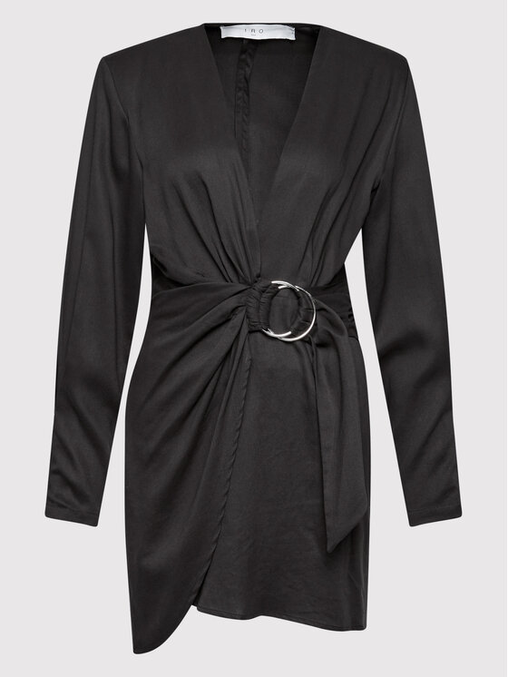 IRO IRO Kokteilinė suknelė Hela Juoda Slim Fit