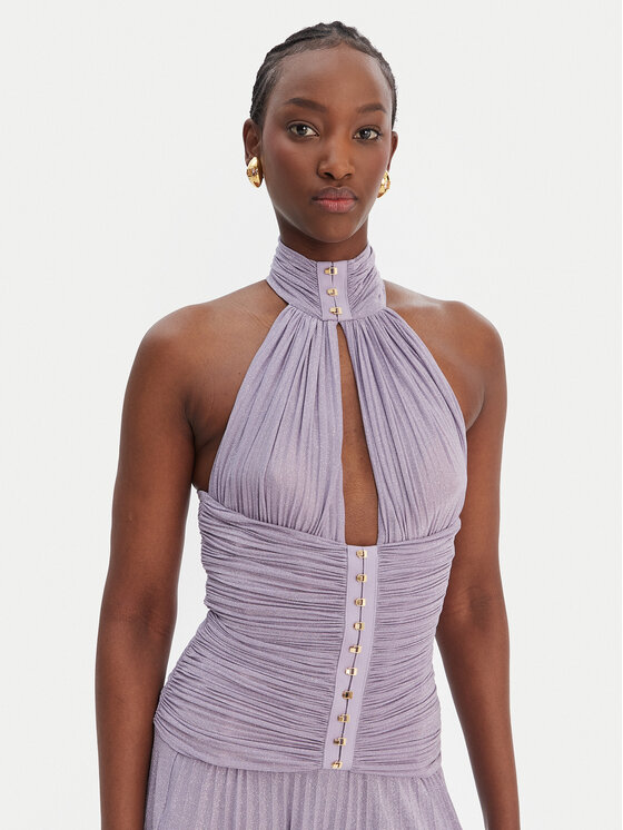Elisabetta Franchi Elisabetta Franchi Φόρεμα βραδινό AB-R18-61E2-V760 Μωβ Regular Fit