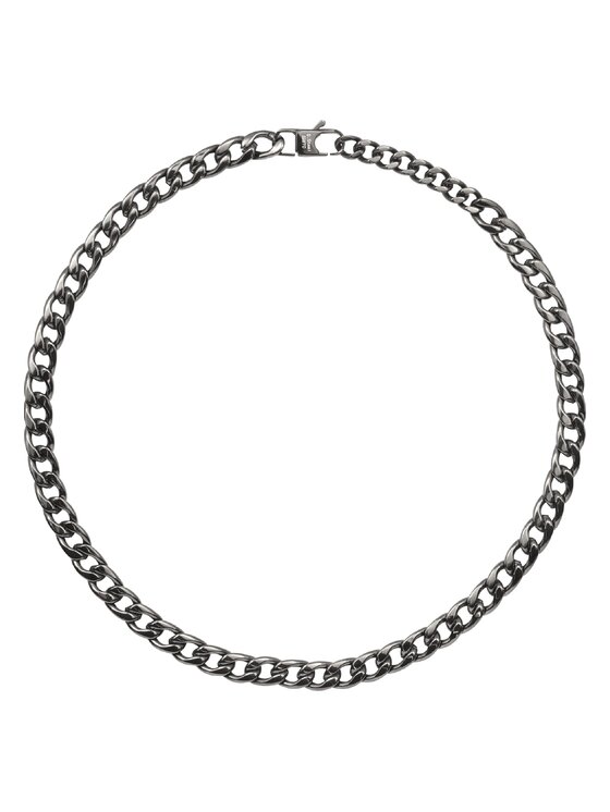 Breil Breil Naszyjnik BLOCK CHAIN Szary