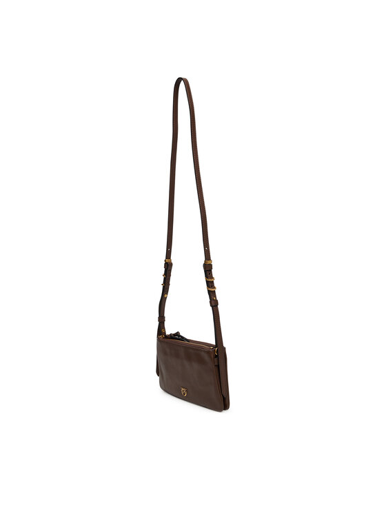 PINKO PINKO Ročna torba Double Mini Al 25-26 PLTT 105359 A0QO Rjava