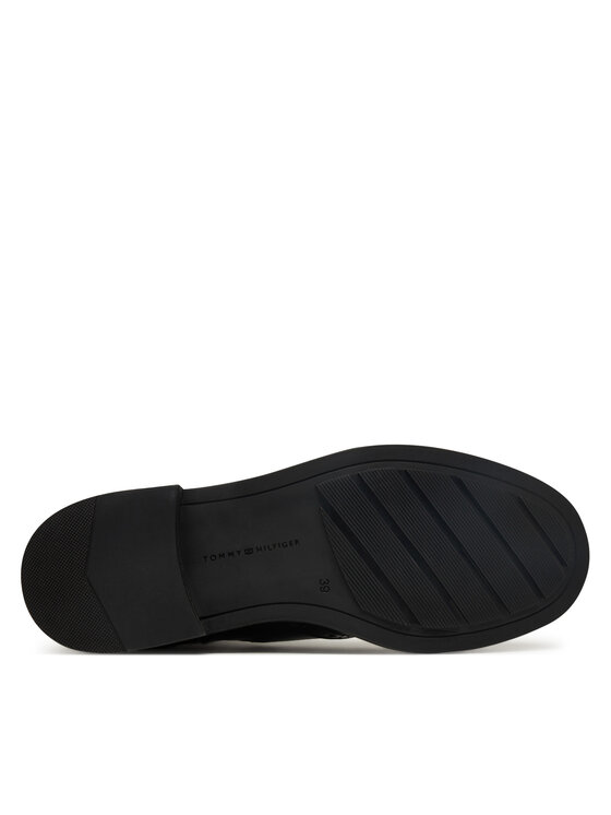 Tommy Hilfiger Tommy Hilfiger Μποτάκια με λάστιχο Brogue Boot FW0FW09151 Μαύρο