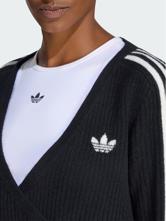adidas adidas Kardigan 171477 Czarny Loose Fit