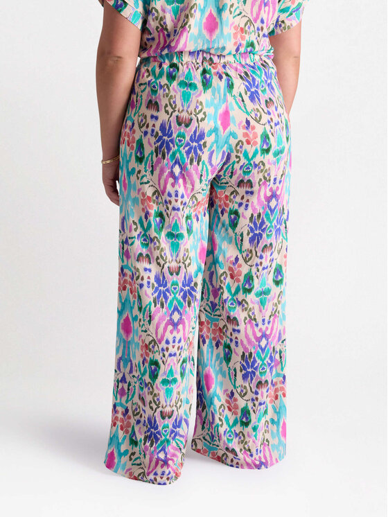 Fiorella Rubino Fiorella Rubino Pantaloni di tessuto P091L002247N0S1 Turchese Regular Fit