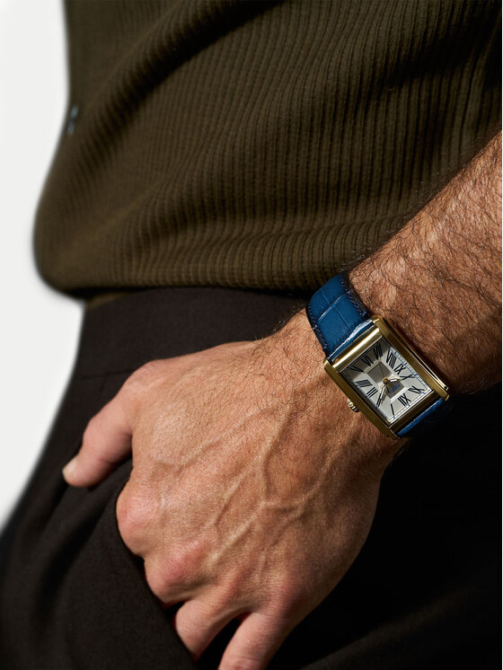 Fossil Fossil Часовник Carraway FS6076 Тъмносин