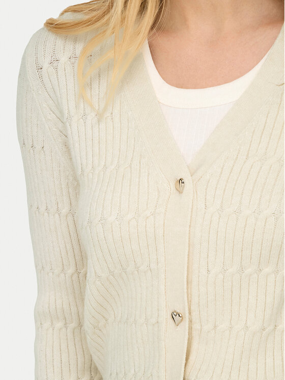 ONLY ONLY Strickjacke Katia 15310902 Beige Regular Fit