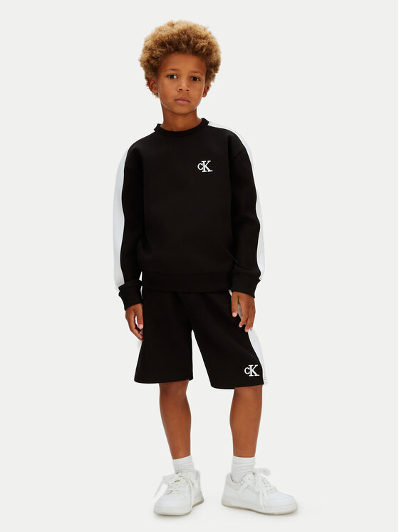 Calvin Klein Jeans Calvin Klein Jeans Pantaloni scurți sport LVCKSJC28B Negru Relaxed Fit