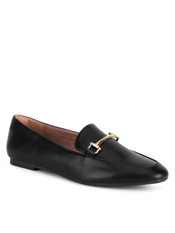 JENNY JENNY Loafersy R195507347 Czarny