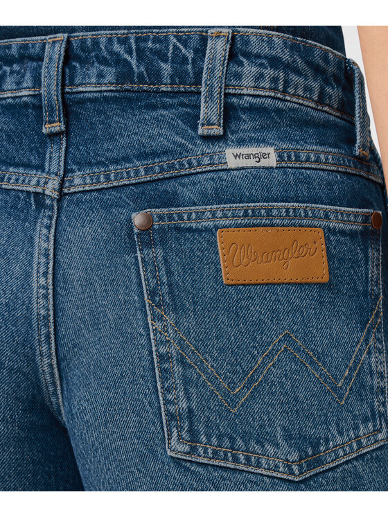 Wrangler Wrangler Szorty jeansowe 112362702 Granatowy Regular Fit