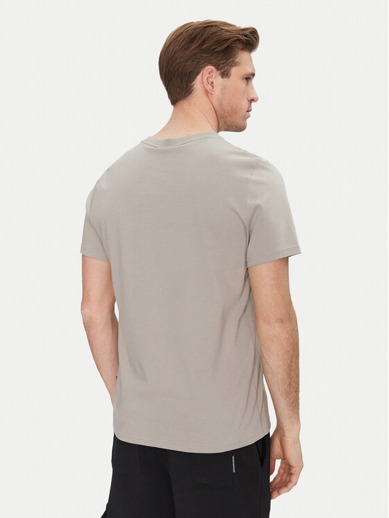 Moose Knuckles Moose Knuckles T-Shirt Dalon M15MT733 Szary Regular Fit