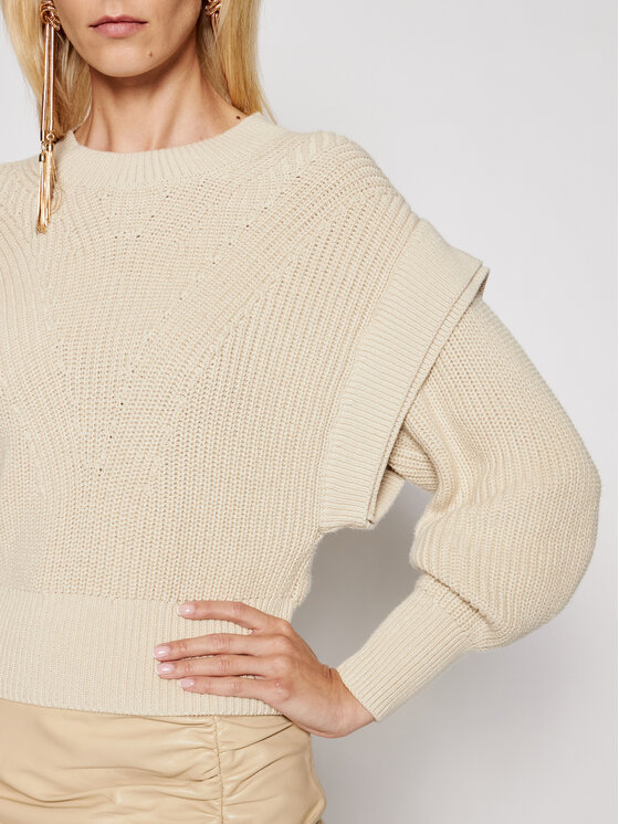 Maglione Kharla Beige Relaxed Fit