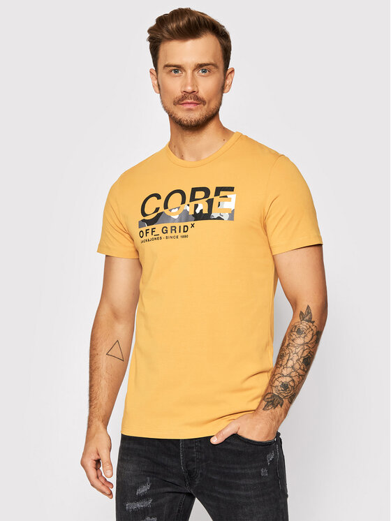 T-shirt Cam 12194175 Giallo Regular Fit