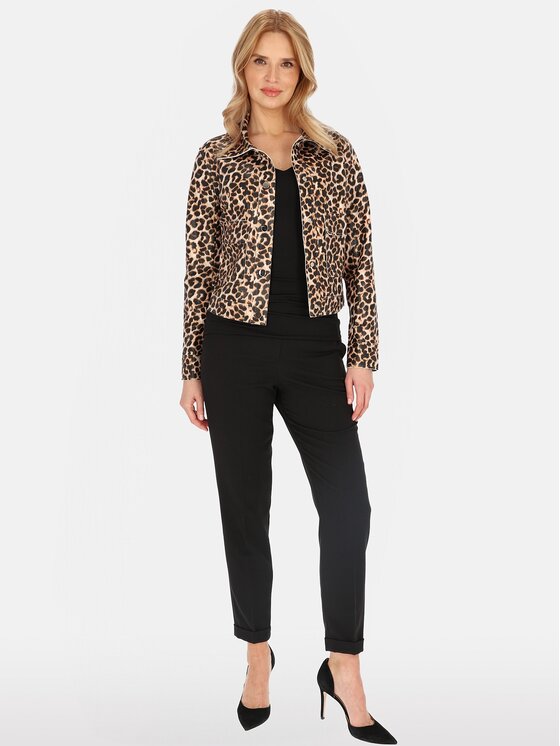 Perso Perso Dámská bunda BLE252669F Béžová Regular Fit