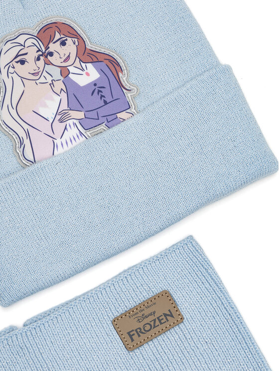 Frozen Frozen Set căciulă și fular tip guler ACCCS-AW24-244DFR Albastru