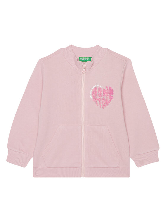 United Colors Of Benetton Bluza 3J70G503N Różowy Regular Fit