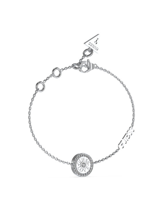 Guess Guess Bransoletka JUBB04082JWRHL Srebrny