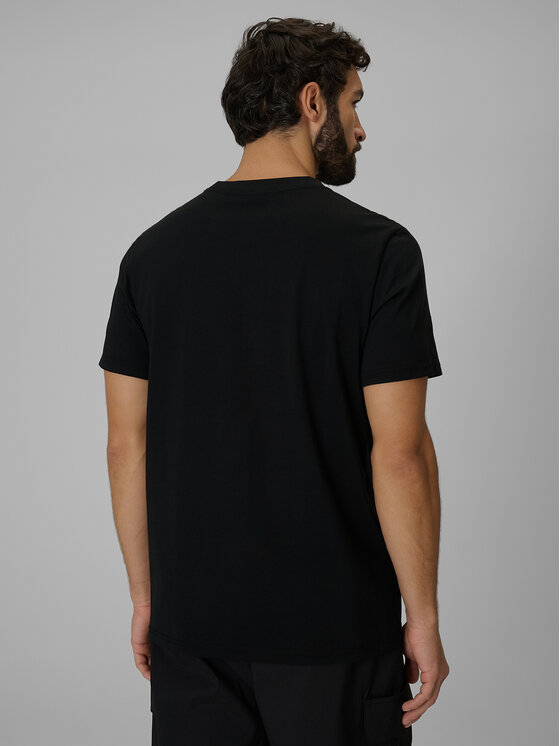 4F 4F T-Shirt ESSENTIAL 2 Czarny Regular Fit