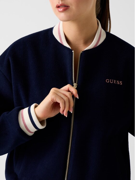 Guess Guess Kurtka bomber 180778 Niebieski Classic Fit