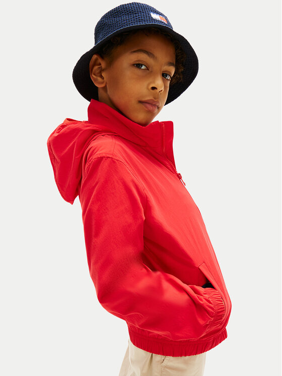 Tommy Hilfiger Tommy Hilfiger Преходно яке Essential KB0KB10396 Червен Regular Fit