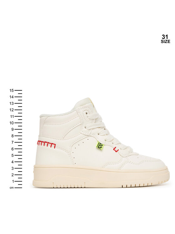 Geox Geox Sneakersy J Lestrella J56NLA 000BC C1000 S Biela