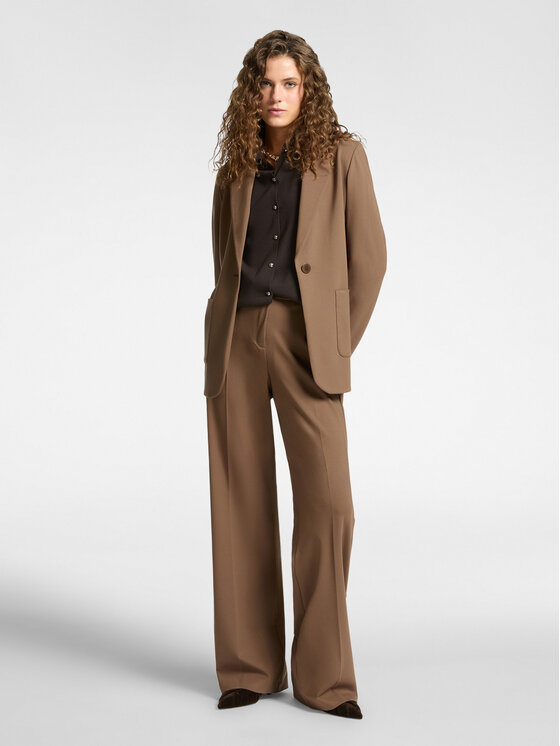 Elena Mirò Elena Mirò Pantaloni di tessuto P151P000341N052 Marrone Over Fit