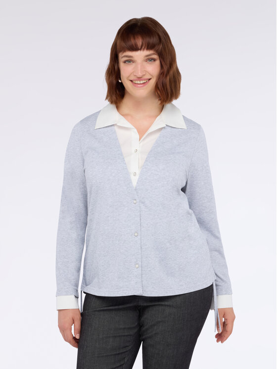 Fiorella Rubino Fiorella Rubino Camicia G916L008584N013 Grigio Regular Fit