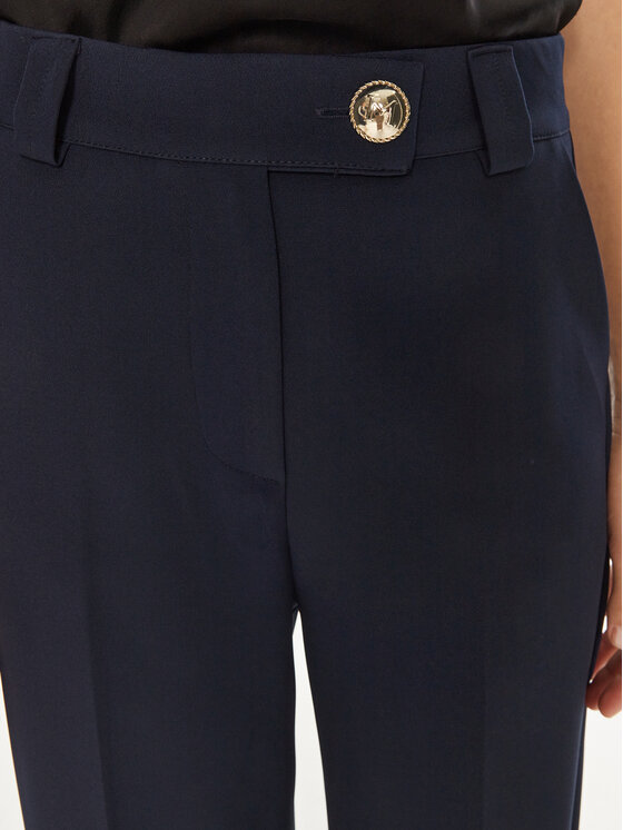 Maryley Maryley Hlače 24IB563/43BL Tamnoplava Regular Fit