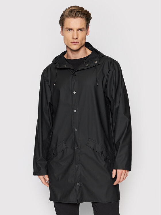 Rains Rains Geacă de ploaie Unisex 12020 Negru Regular Fit