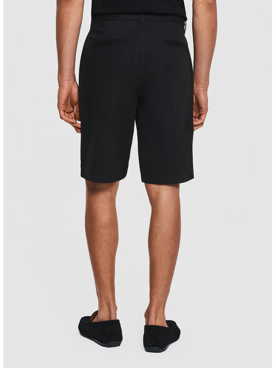 Pako Lorente Pako Lorente Szorty materiałowe P26SF-WS-002 Czarny Regular Fit
