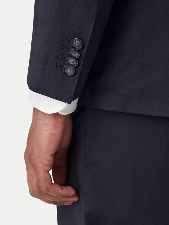 BOSS BOSS Ülikond H-Huge 50557259 Tumesinine Slim Fit