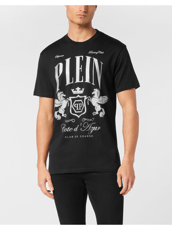 PHILIPP PLEIN PHILIPP PLEIN T-Shirt 24911 Czarny Regular Fit