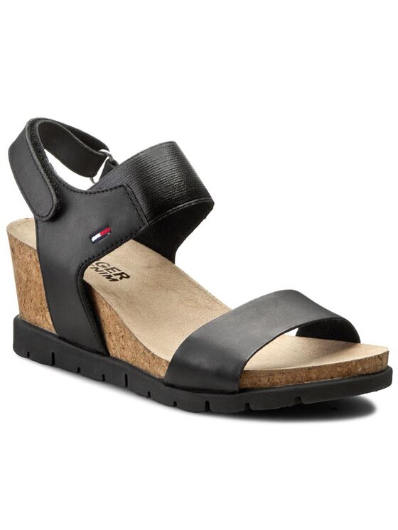 Tommy Hilfiger Tommy Hilfiger Basutės DENIM Mela 1A EN56820857 Juoda