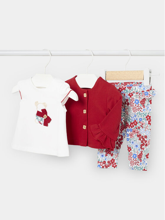 Mayoral Mayoral Kinderset 1715 Rot Regular Fit